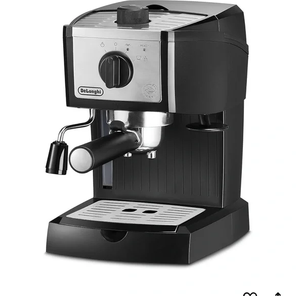 DeLonghi Black and Silver Espresso Machine - Picture 4 of 4